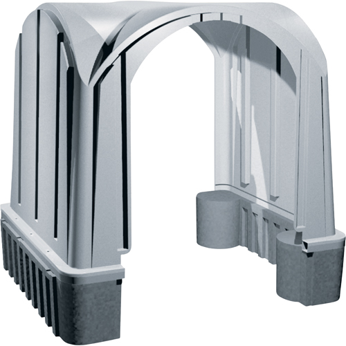 Abris en poly pour l'ext&eacute;rieur, 2 murs, 7' lo x 6' la x 7' h Solutions industrielles ALPHA