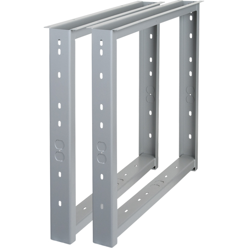 &eacute;tabli - Pieds, Acier, 28" p x 32" h, Paire Solutions industrielles ALPHA