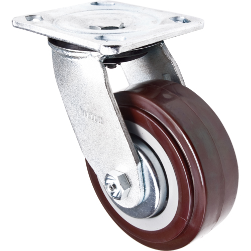 Caster, Swivel, 5" (127 mm), Polyurethane, 650 lbs. (294 kg.) Solutions industrielles ALPHA