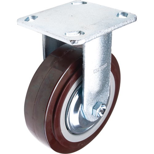Roulette, Fixe, 6" (152,4 mm), Polyur&eacute;thane, 850 lb (385 kg) Solutions industrielles ALPHA