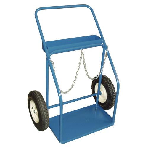 Gas Cylinder Carts, Pneumatic Wheels, 25" W x 13" L Base, 400 lbs. Solutions industrielles ALPHA