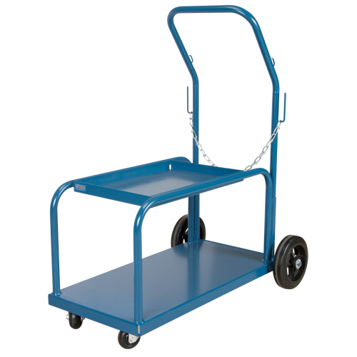 Mini-MIG Welding Cart, Rubber Wheels, 18" W x 36" L Base, 1000 lbs. Solutions industrielles ALPHA