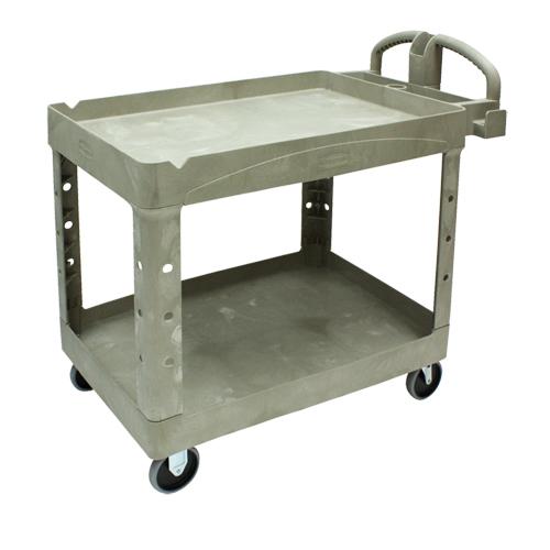 Chariot utilitaire robuste - 4520-88, 2 tiers, 25-1/4" x 39" x 44", Capacit&eacute; 500 lb Solutions industrielles ALPHA