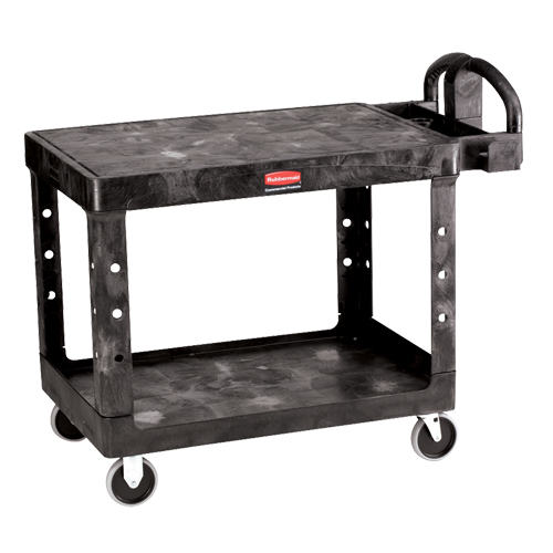 Chariot utilitaire robuste a/tablette plate - 4525-00, 2 tiers, 25-7/8" x 33-3/10" x 43-9/10", Capacit&eacute; 500 lb Solutions industrielles ALPHA