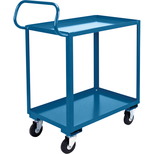 Ergonomic Shelf Truck, 800 lbs. Capacity, Steel, 20" W x 37" H x 32" D, Lip Up Solutions industrielles ALPHA
