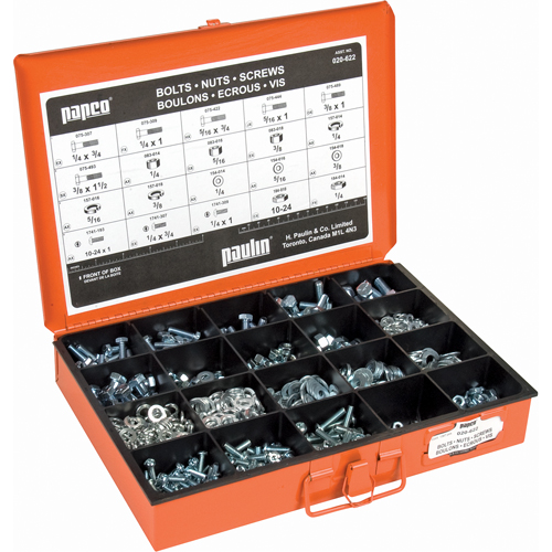 Grade 5 Cap Screw, Washer, Lockwasher & Nut Master Assortments Solutions industrielles ALPHA