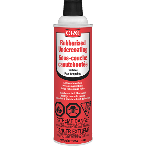Rev&ecirc;tement caoutchout&eacute; &agrave; vaporiser, 16 oz/454 g/473 ml, Canette a&eacute;rosol, Noir Solutions industrielles ALPHA