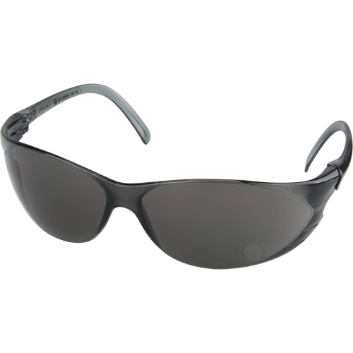 Lunettes de s&eacute;curit&eacute; s&eacute;rie Twister, Lentille Grise/fum&eacute;e, Anti-&eacute;gratignures, ANSI Z87+/R&eacute;pond ou surpasse la norme CSA Z94.3 Solutions industrielles ALPHA