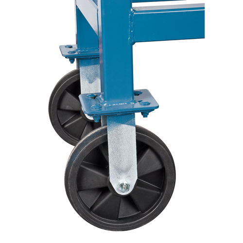 Chariots &agrave; plateforme sur&eacute;lev&eacute;e, 60" lo x 30" la x Capacit&eacute; 1800 lb, Roues en Caoutchouc Solutions industrielles ALPHA