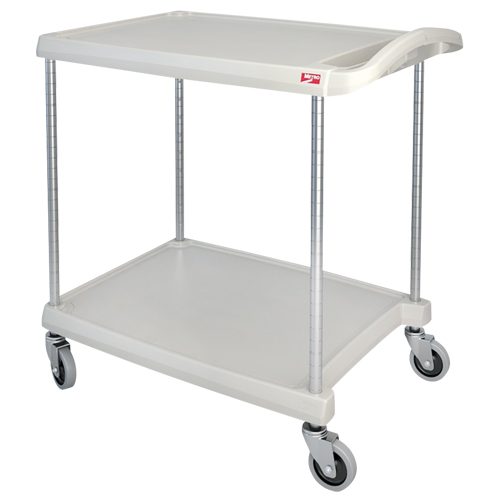 myCart Utility Cart, 2 Tiers, 20" x 35-1/2" x 30", 300 lbs. Capacity Solutions industrielles ALPHA