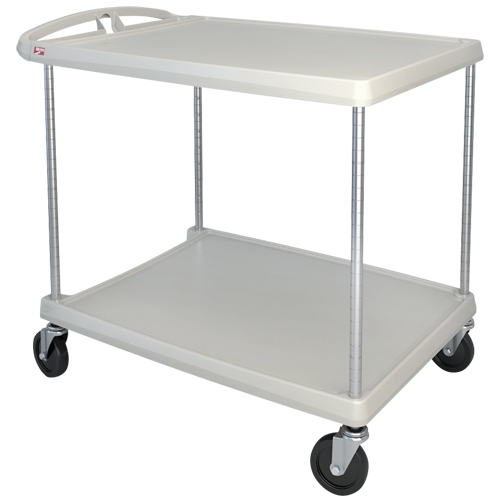 myCart Utility Cart, 2 Tiers, 26" x 36-7/8" x 36", 400 lbs. Capacity Solutions industrielles ALPHA