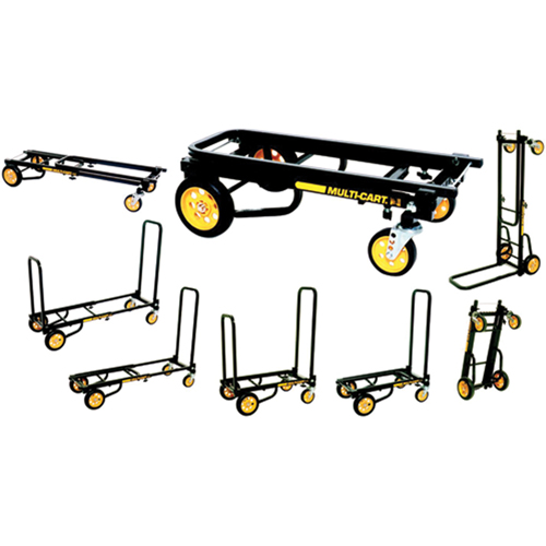 Transporteur d'&eacute;quipement 8 en 1 RockNRoller Multi-Cart, petit, Acier, Capacit&eacute; 350 lb Solutions industrielles ALPHA