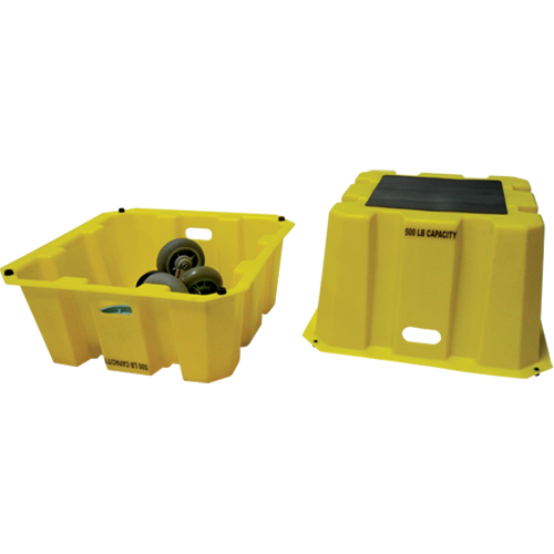 Escabeaux emboîtables industriels, 25" x 25" x Hauteur 10-1/2" Solutions industrielles ALPHA