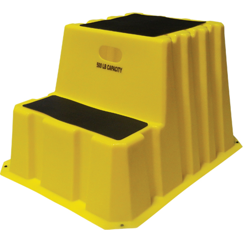 Nestable Industrial Step Stools, 2 Steps, 33" x 25-3/4" x 24" High Solutions industrielles ALPHA
