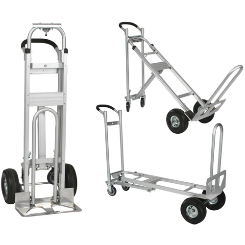 Diables &agrave; 3 positions Spartan III, Aluminium, Capacit&eacute; 750 lb Solutions industrielles ALPHA