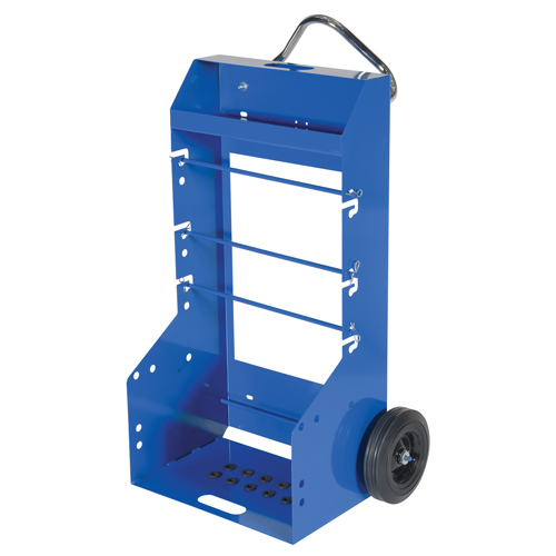 Chariot portatif pour mat&eacute;riaux bobin&eacute;s, Acier, 4 Montants, 29" la x 47-5/16" h x 21-7/8" p, Capacit&eacute; de 300 lb Solutions industrielles ALPHA