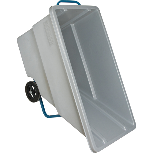 Chariot basculeur en acier, Poly&eacute;thyl&egrave;ne, 0,625 vg³, Capacit&eacute; de charge de 850 lb Solutions industrielles ALPHA