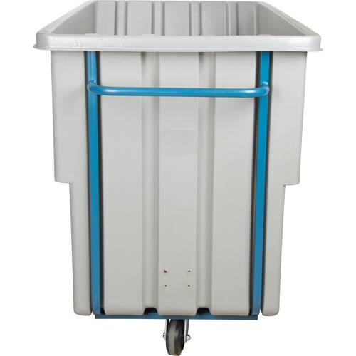 Chariot basculeur en acier, Poly&eacute;thyl&egrave;ne, 1,1 vg³, Capacit&eacute; de charge de 1250 lb Solutions industrielles ALPHA