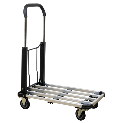 Folding Handle Platform Truck, Aluminum, 300 lbs., 28" L x 16" W, 37.75" High Solutions industrielles ALPHA