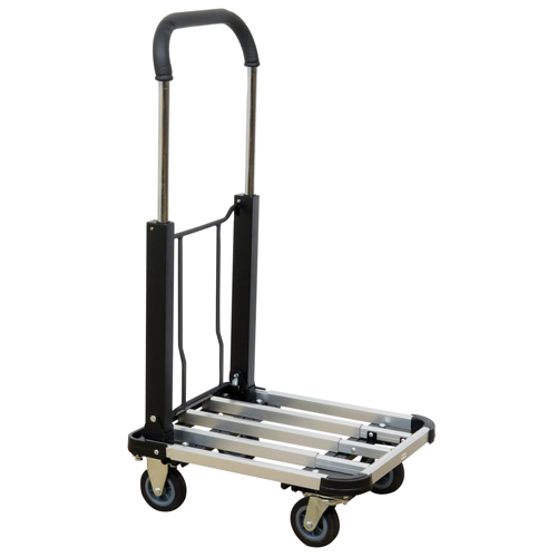Folding Handle Platform Truck, Aluminum, 300 lbs., 28" L x 16" W, 37.75" High Solutions industrielles ALPHA