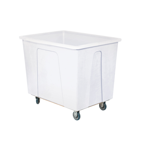 Caisson, Poly&eacute;thyl&egrave;ne blanc, 46" lo x 34" la x 40" h, Volume 25 pi³, Capacit&eacute; 600 lb Solutions industrielles ALPHA