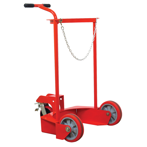 Grand chariot LCC pour bouteille de gaz liquide, Roues Polyur&eacute;thane, Base de 20" la x 20" p, 1000 lb Solutions industrielles ALPHA