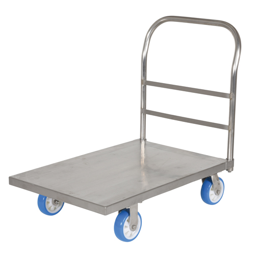 Chariot &agrave; plateforme, 36" lo x 24" la x Capacit&eacute; 2000 lb, Roues en Polyur&eacute;thane Solutions industrielles ALPHA