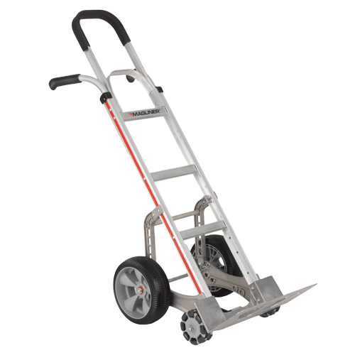 Diable autostabilisant, Prise Combinaison, Aluminium, Hauteur de 55'', Capacit&eacute; 500 lb Solutions industrielles ALPHA