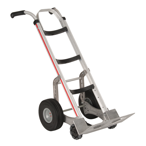 Self-Stabilizing Hand Truck, Dual Handle, Aluminum, 55'' Height, 500 lbs. Capacity Solutions industrielles ALPHA