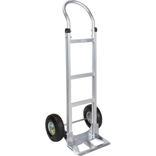 Diable d&eacute;mont&eacute;, Prise Continu, Aluminium, Hauteur de 49-5/8", Capacit&eacute; 500 lb Solutions industrielles ALPHA