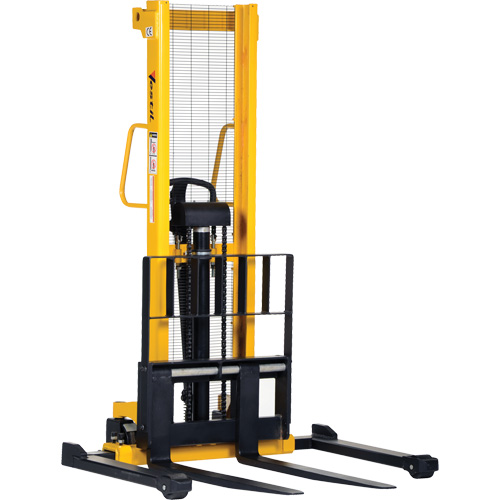 Manual Hydraulic Stacker, Hand Pump Operated, 2000 lbs. Capacity, 35" Max Lift Solutions industrielles ALPHA