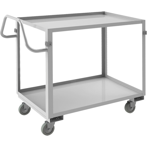 Industrial Grade Shelf Cart, 2 Tiers, 22-1/2" W x 36-1/2" H x 42-7/16" D, 600 lbs. Capacity Solutions industrielles ALPHA