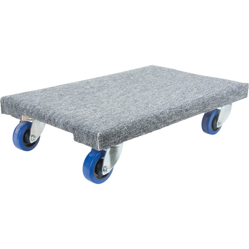 Medium-Duty Solid Wood Dollies, Polyolefin Wheels, 900 lbs. Capacity, 18" W x 24" D x 7" H Solutions industrielles ALPHA