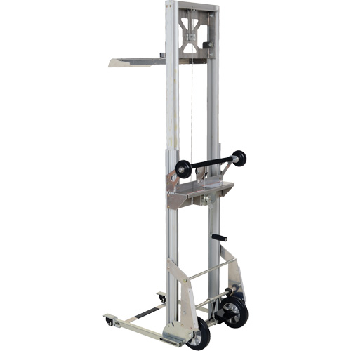 Appareil de levage portatif en aluminium, M&eacute;canisme Pompe au pied, Capacit&eacute; de 200 lb, Levage max de 61" Solutions industrielles ALPHA