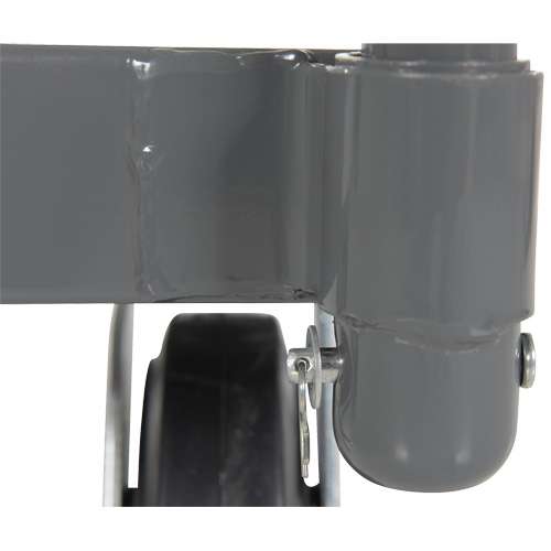 Chariot &agrave; plateforme, 48" lo x 24" la x Capacit&eacute; 2000 lb, Roues en Caoutchouc Solutions industrielles ALPHA