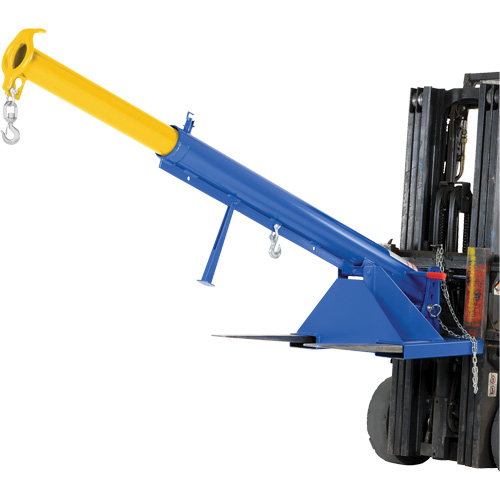 Grue t&eacute;lescopique pour chariot &eacute;l&eacute;vateur &agrave; fourche Orbit Boom Solutions industrielles ALPHA