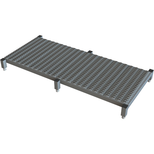 Plateforme de travail en une &eacute;tape &agrave; hauteur r&eacute;glable, 24" la x 59" pr, Capacit&eacute; de 800 lb, Enti&egrave;rement soud&eacute; Solutions industrielles ALPHA