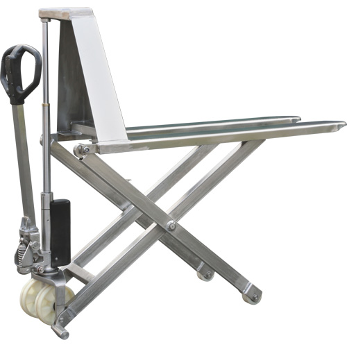 Eco Scissor Skid Lift, 45" L x 21" W, Stainless Steel, 2200 lbs. Capacity Solutions industrielles ALPHA