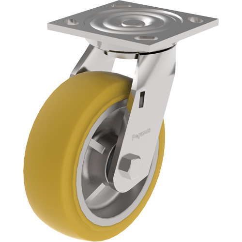 21 Series Medium-Duty Caster, Rigid, 8" (203.2 mm), Urethane, 1250 lbs. (567 kg.) Solutions industrielles ALPHA