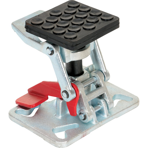 Verrou de plancher &agrave; hauteur ajustable pour service intense, 8" Hauteur rallong&eacute;e, 5-1/2" Hauteur r&eacute;tract&eacute;e, Acier Solutions industrielles ALPHA