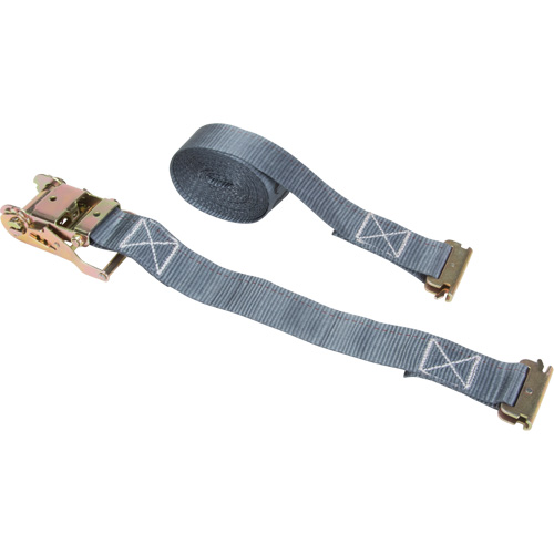 Ratchet Strap, E-Track System, 2" W x 16' L, 1333 lbs. (605 kg) Working Load Limit Solutions industrielles ALPHA