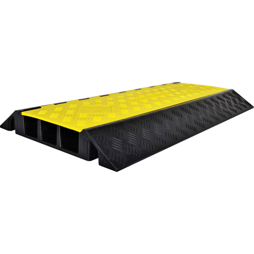 Protecteur de c&acirc;ble droit robuste Powerhouse, 3 canaux, 36" lo x 19,75" la x 3" h Solutions industrielles ALPHA