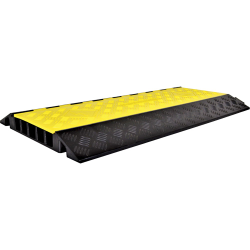 Protecteur de c&acirc;ble droit robuste Powerhouse, 5 canaux, 36" lo x 19,75" la x 2,25" h Solutions industrielles ALPHA