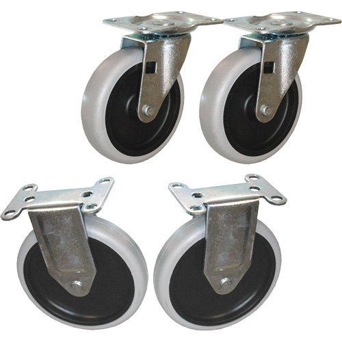 Flat Shelf Cart Caster Kit Solutions industrielles ALPHA