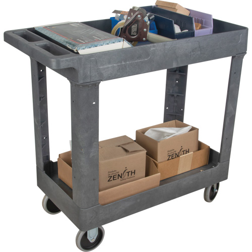 Utility Service Cart, 2 Tiers, 16-1/2" x 32-1/2" x 34-1/2", 550 lbs. Capacity Solutions industrielles ALPHA
