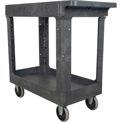 Utility Service Cart, 2 Tiers, 16-1/2" x 32-1/2" x 34-1/2", 550 lbs. Capacity Solutions industrielles ALPHA