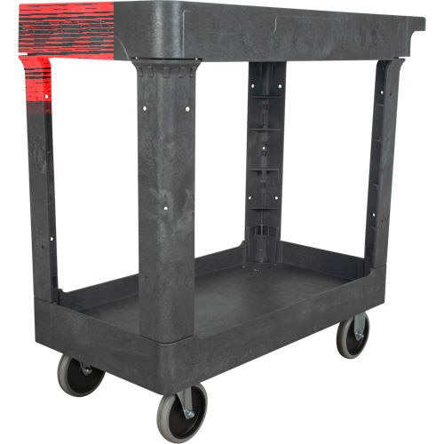 Utility Service Cart, 2 Tiers, 16-1/2" x 32-1/2" x 34-1/2", 550 lbs. Capacity Solutions industrielles ALPHA