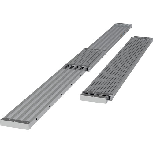 Telescoping Work Plank, 156" W x 12" D, 250 lbs. Capacity, Knocked Down Solutions industrielles ALPHA