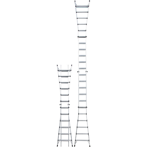 &eacute;chelle t&eacute;lescopique multifonction, Aluminium, 300 lb Solutions industrielles ALPHA
