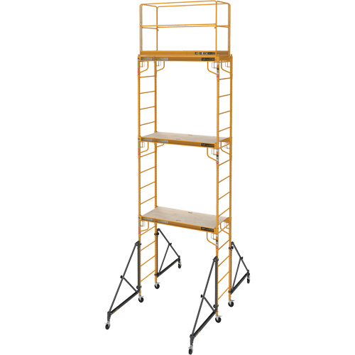 Trousse compl&egrave;te de tour d'&eacute;chafaudage pour cloison s&egrave;che de 18', 122" p x 236" h Solutions industrielles ALPHA